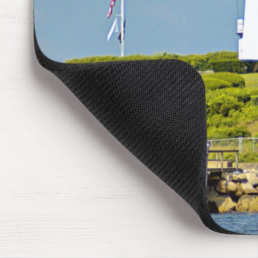 Warwick Neck Lighthouse, Rhode Island Mousepad Muismat (Hoek)