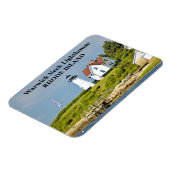 Warwick Neck Lighthouse, Rhode Island Photo Magnet Magneet (Linkerzijde)