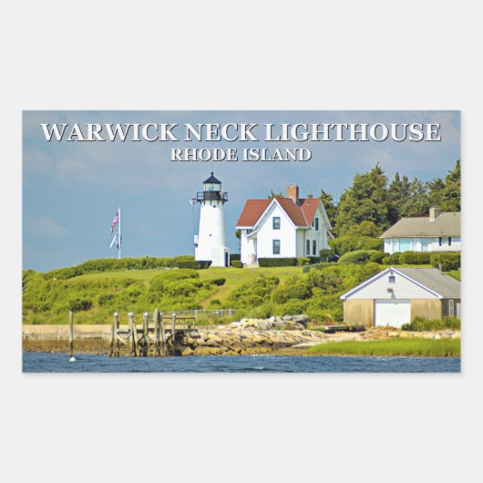 Warwick Neck Lighthouse, Rhode Island Stickers (Voorkant)