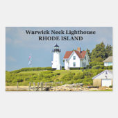 Warwick Neck Lighthouse, Rhode Island Stickers (Voorkant)