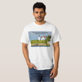 Warwick Neck Lighthouse, Rhode Island T-Shirt (Voorkant volledig)