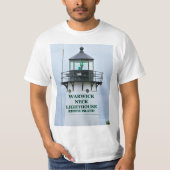 Warwick Neck Lighthouse, Rhode Island T-Shirt (Voorkant)