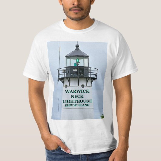 Warwick Neck Lighthouse, Rhode Island T-Shirt (Voorkant)