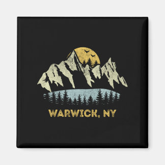 Warwick New York Berg Zonsondergang Zonsopgang Ny Magneet