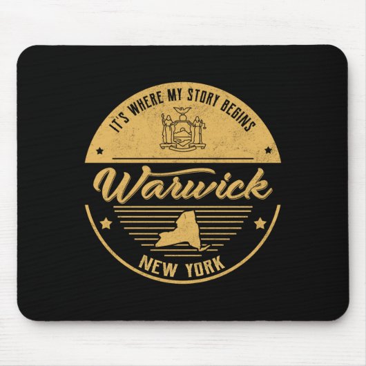 Warwick New York Its Where My Story Begins  Muismat (Voorkant)