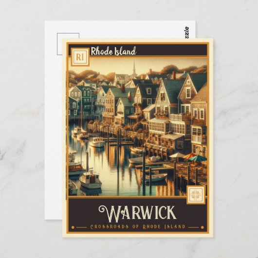 Warwick, Rhode Island |  Briefkaart (Voorkant / Achterkant)