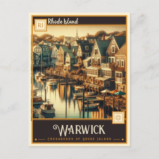 Warwick, Rhode Island |  Briefkaart (Voorkant)
