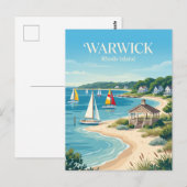 Warwick, Rhode Island Briefkaart (Voorkant / Achterkant)