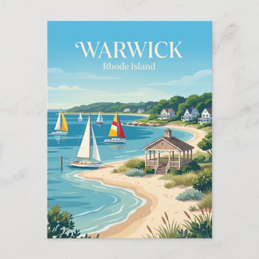 Warwick, Rhode Island Briefkaart (Voorkant)