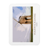 Warwickshire Railway Poster Magneet (Verticaal)