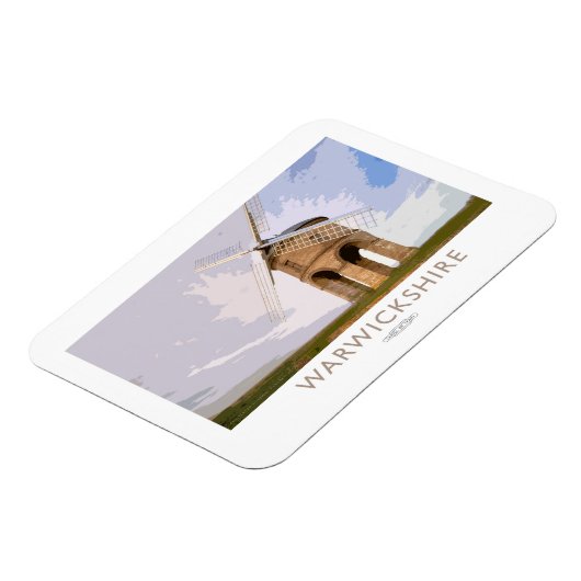 Warwickshire Railway Poster Magneet (Linkerzijde)