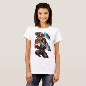 🌪️ Warzone Legends - Explosive Comic Art T-shirt (Voorkant volledig)