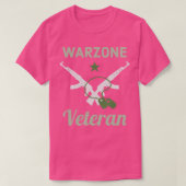 Warzone Veteran Gaming Verdansk Gamer T-shirt (Design voorkant)