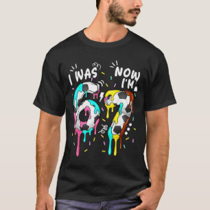 Was 6 7 grappig 67 verjaardag voetbal liefhebber j t-shirt