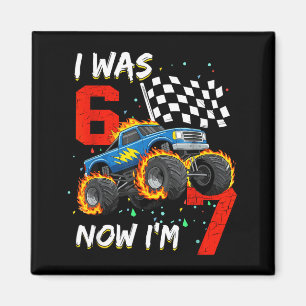 Was 6 7 jaar oud jongens monstertruck 67 7de verja magneet
