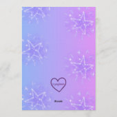 Was 6 Now 7, Pink Star 7th Birthday Kaart (Achterkant)