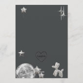 Was 6 Now 7, Silver Balloon 7th Birthday Kaart (Achterkant)