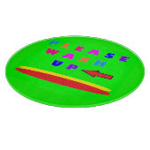 Was alsjeblieft het ontwerp lime groen met woorden snijplank (Hoek)