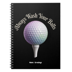 Was altijd je ballen Funny Golf Sport Cadeau Notitieboek