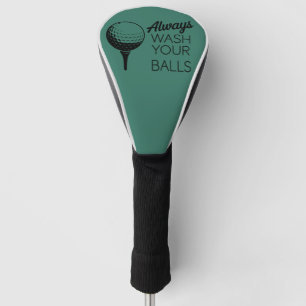 Was altijd je ballen Funny Saying Golfen Golfer Golfheadcover