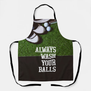 Was altijd je ballen voor golfer schort