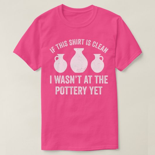 Was bij de Aardewerk Toch Grappig Potter Kiln Clay T-shirt (Design voorkant)