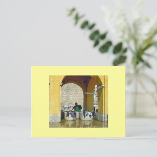 Was dag in Antigua Briefkaart (Staand voorkant)