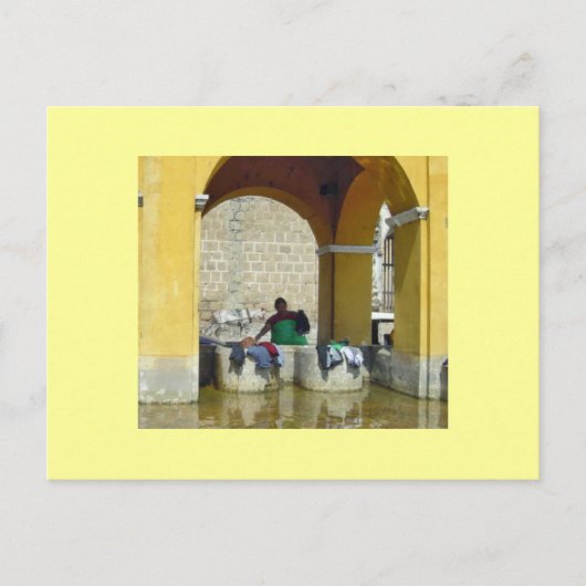 Was dag in Antigua Briefkaart (Voorkant)