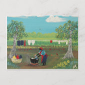 Was dag in de jaren vijftig briefkaart (Voorkant)