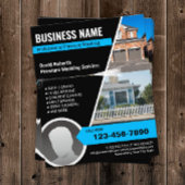 Was de druk op de wasmachine Pro House Cleaning Flyer