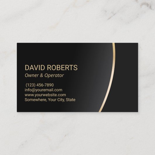 Was de druk op de wasmachine zwart en Gold reinigi Visitekaartje