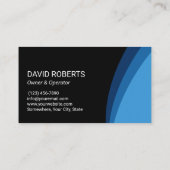 Was de druk Wasenergie Modern Blue Cleaning Visitekaartje (Achterkant)