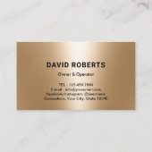 Was de druk Wasenergie Moderne Gold Cleaning Visitekaartje (Achterkant)