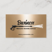 Was de druk Wasenergie Moderne Gold Cleaning Visitekaartje (Voorkant)