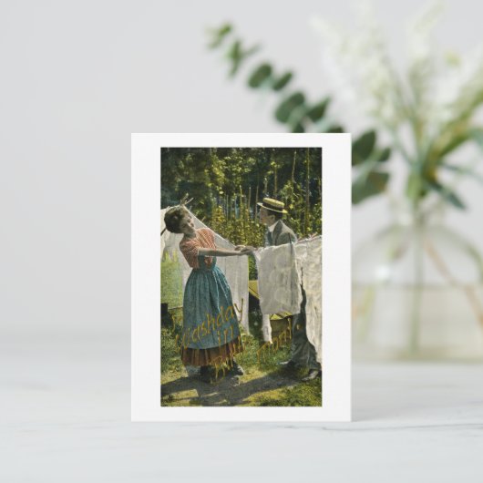 Was de tijd in Butte, Montana  Briefkaart (Staand voorkant)