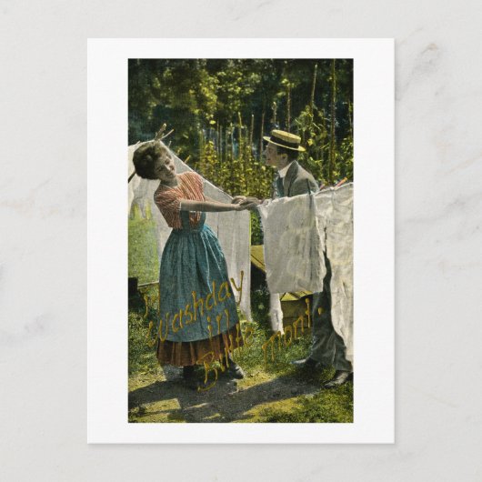 Was de tijd in Butte, Montana  Briefkaart (Voorkant)