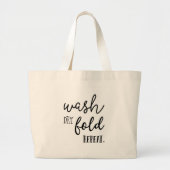 Was droogtrommel herhalen, groot Tas, waszak Grote Tote Bag (Voorkant)