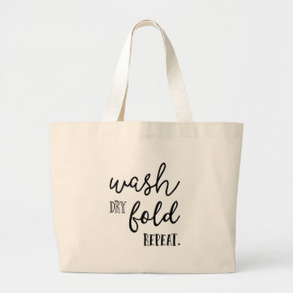 Was droogtrommel herhalen, groot Tas, waszak Grote Tote Bag