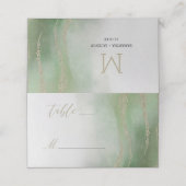 Was elegante Waterverf in het nummer van de foliet Plaatskaartje (Buitenkant ongevouwen)