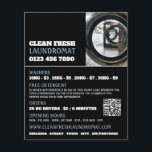 Was- en wasmachines, was- en reinigingsapparatuur flyer<br><div class="desc">Wasmachines,  wasmachine,  reinigingsservice Adverteren brochure met de Visitekaartje winkel.</div>