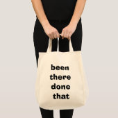 " was er dat gedaan " tote bag (Voorkant (product))