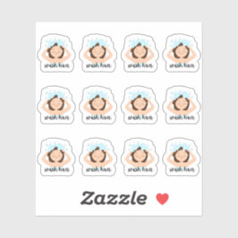 Was haar routine herinnering Schattige meisje bujo Sticker