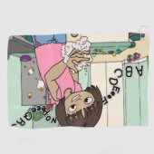 Was handen golfhanddoek (Horizontaal)