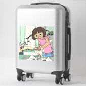 Was handen sticker (Koffer)