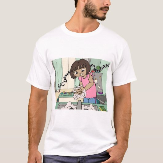 Was handen t-shirt (Voorkant)