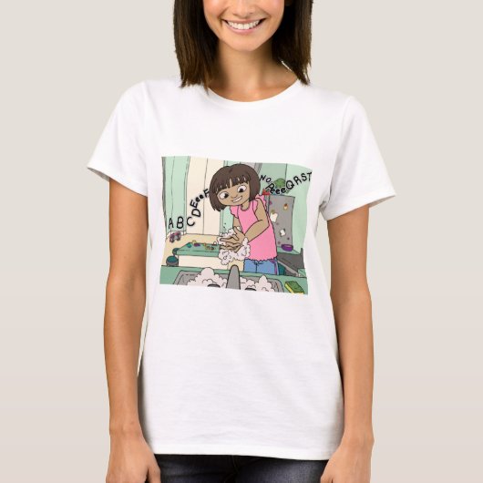 Was handen t-shirt (Voorkant)