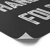 Was Hang Fold Wasserij routine Poster (Hoek)