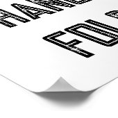 Was Hang Fold Wasserij routine Poster (Hoek)