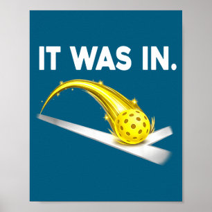 Was het een Pickleball-spel Sporthumor Poster