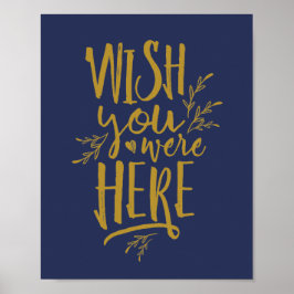 Was hier ben je Bruiloft Herdenking Tafelbord NAV Poster